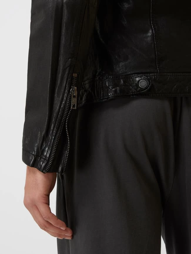 Rabatt ? Be Edgy Lederjacke Aus Lammnappa - Schwarz ✔️ 5 Rabatt ? Be Edgy Lederjacke Aus Lammnappa - Schwarz ✔️ – Bild 5