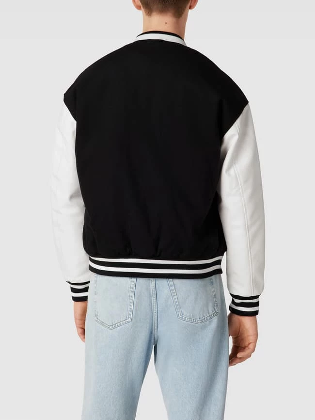 Bester Verkauf ⭐ REVIEW Collegejacke Mit Label-Patch - Schwarz ? 5 Bester Verkauf ⭐ REVIEW Collegejacke Mit Label-Patch - Schwarz ? – Bild 5