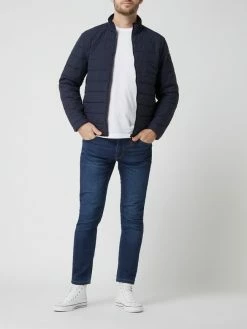 Bester Verkauf ⭐ Napapijri Steppjacke Mit Reißverschlusstaschen Modell 'A-Muniz' - Dunkelblau ❤️