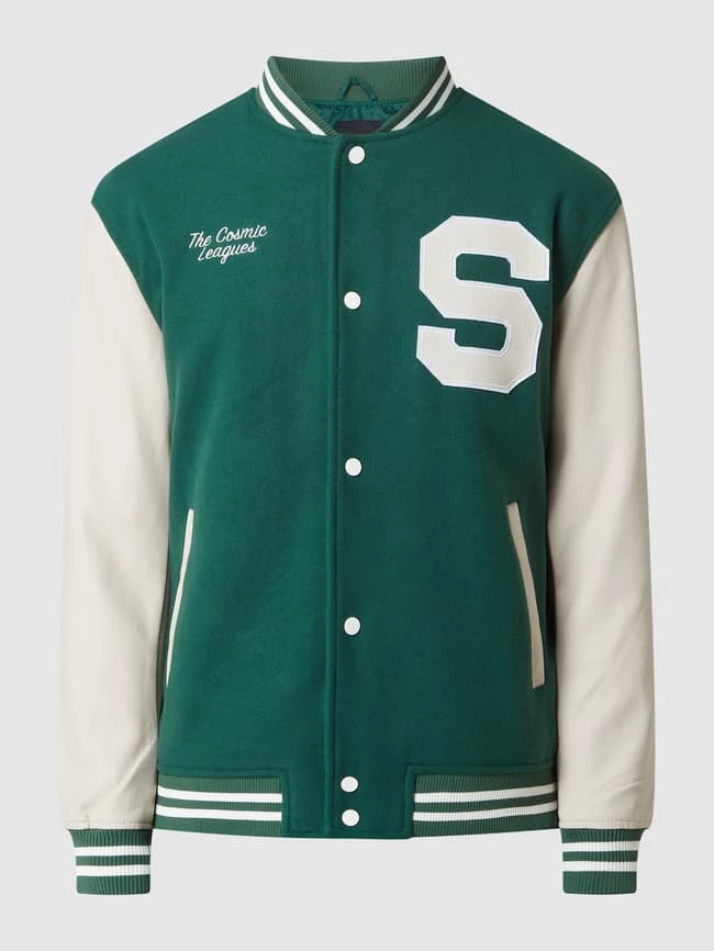 Neu ? Only & Sons College-Jacke Mit Stickereien Modell 'Jay' - Dunkelgrün ✔️ 2 Neu ? Only & Sons College-Jacke Mit Stickereien Modell 'Jay' - Dunkelgrün ✔️ – Bild 2