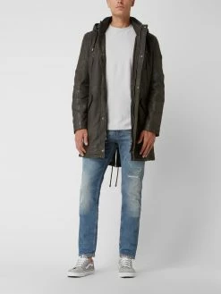 Am billigsten ? Gipsy Parka Aus Leder Modell 'Esmond' - Olivgrün ?