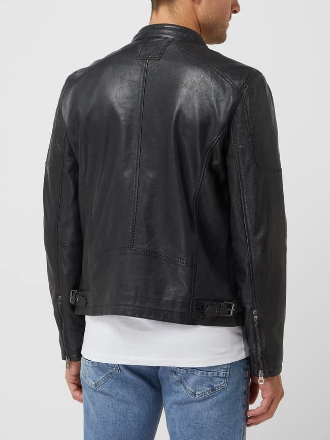 Schlussverkauf ? Gipsy Lederjacke Im Biker-Look - Dunkelblau ⭐ 5 Schlussverkauf ? Gipsy Lederjacke Im Biker-Look - Dunkelblau ⭐ – Bild 5