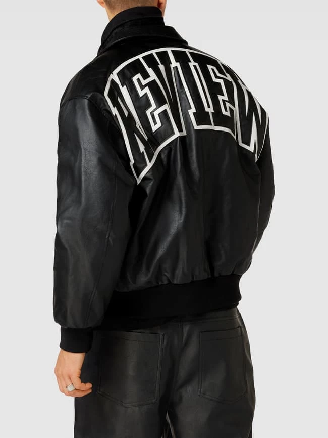 Bestpreis ? REVIEW Jacke In Leder-Optik - Schwarz ? 4 Bestpreis ? REVIEW Jacke In Leder-Optik - Schwarz ? – Bild 4