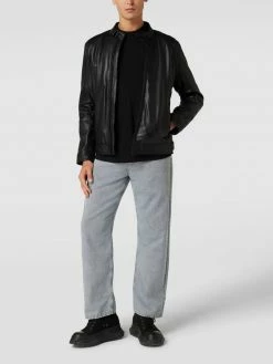 Billig ✨ JOOP! Collection Lederjacke Mit Stehkragen Modell 'Peel' - Schwarz ?