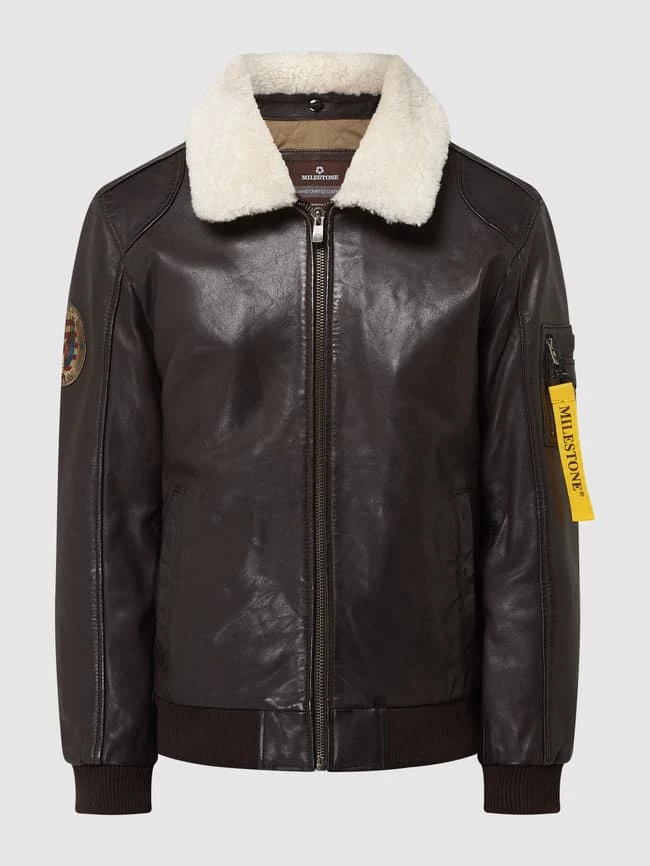 Beste Bewertungen von ? Milestone Lederblouson Aus Lammnappa Modell 'Tom' - Dunkelbraun ? 2 Beste Bewertungen von ? Milestone Lederblouson Aus Lammnappa Modell 'Tom' - Dunkelbraun ? – Bild 2