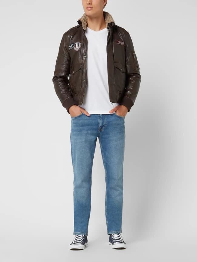Bestpreis ? Gipsy Regular Fit Lederblouson Mit Ärmeltasche Modell 'Cruise' - Dunkelbraun ? 1 Bestpreis ? Gipsy Regular Fit Lederblouson Mit Ärmeltasche Modell 'Cruise' - Dunkelbraun ?