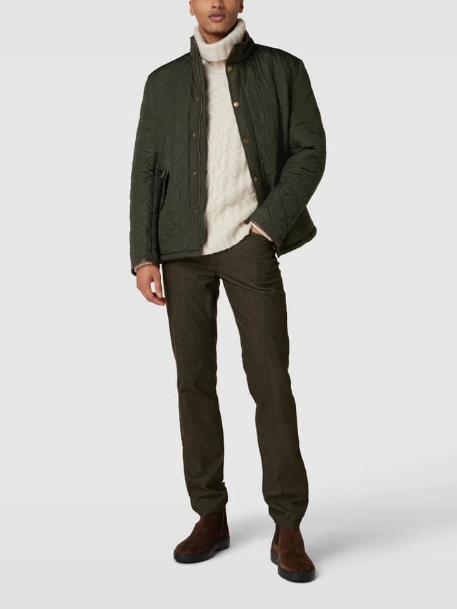 Billig ? Barbour Steppjacke Mit Stehkragen Modell 'BARBOUR POWELL' - Schlamm ? 1 Billig ? Barbour Steppjacke Mit Stehkragen Modell 'BARBOUR POWELL' - Schlamm ?