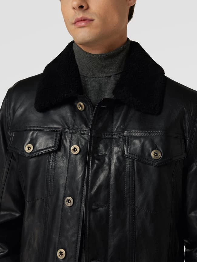 Angebote ? JOOP! ? Jeans Lederjacke Mit Label-Details - Mittelbraun ✨ 3 Angebote ? JOOP! ? Jeans Lederjacke Mit Label-Details - Mittelbraun ✨ – Bild 3