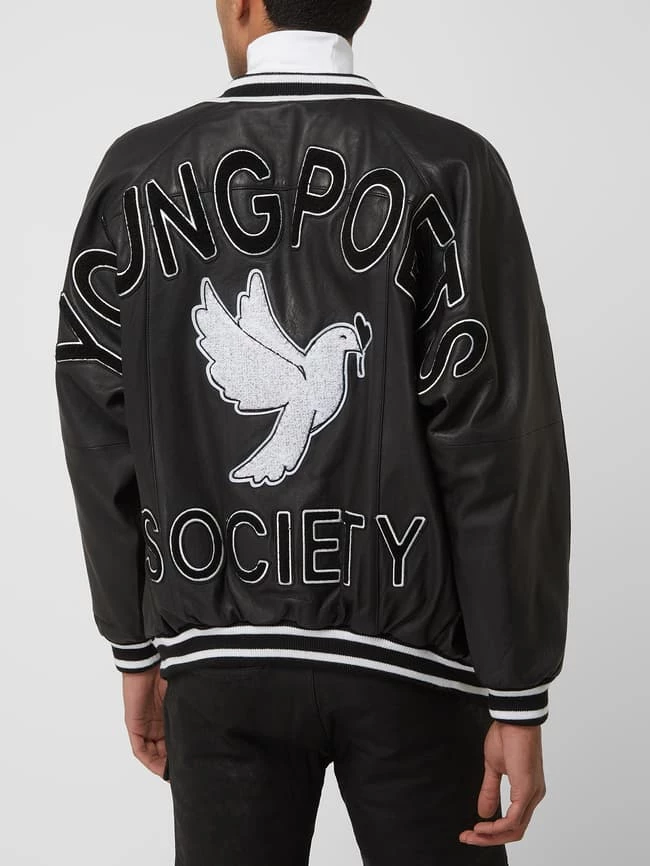 Top 10 ✔️ YOUNG POETS SOCIETY Oversized Blouson Aus Leder Modell 'Axl' - Schwarz ⭐ 5 Top 10 ✔️ YOUNG POETS SOCIETY Oversized Blouson Aus Leder Modell 'Axl' - Schwarz ⭐ – Bild 5