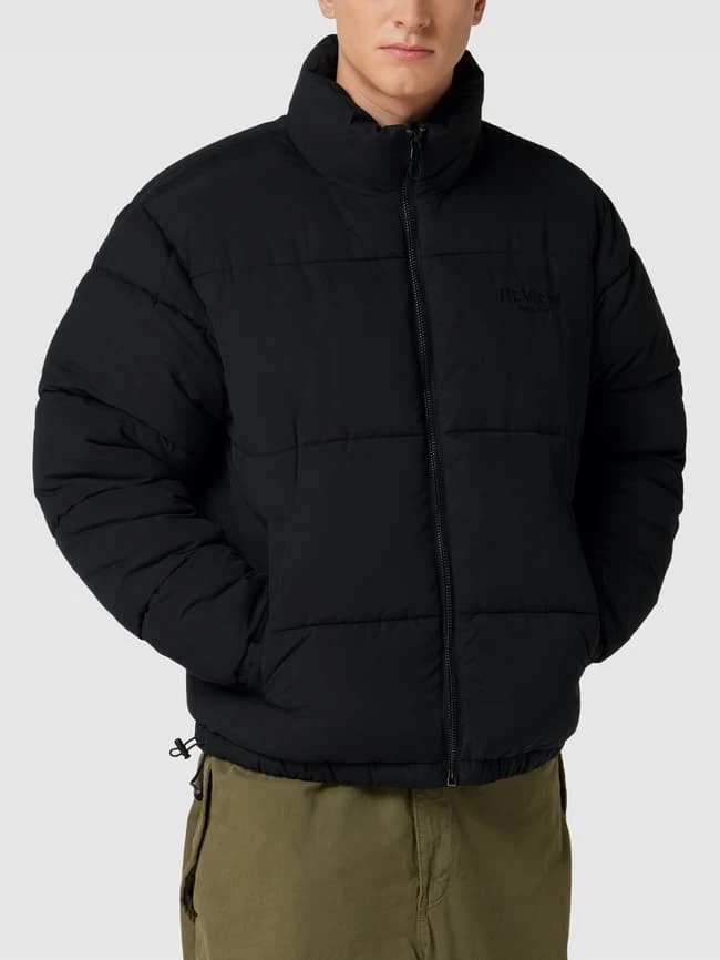 Großhandel ? REVIEW Steppjacke Mit Label-Stitching - Schwarz ✨ 4 Großhandel ? REVIEW Steppjacke Mit Label-Stitching - Schwarz ✨ – Bild 4