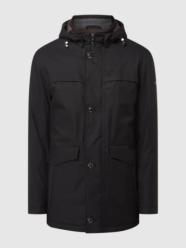 Brandneu ? Bugatti Jacke Mit Abnehmbarer Kapuze - Schwarz ? 2 Brandneu ? Bugatti Jacke Mit Abnehmbarer Kapuze - Schwarz ? – Bild 2