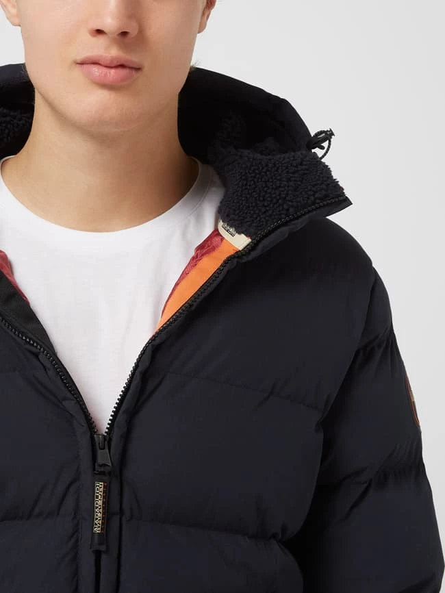 Auslauf ? Napapijri Steppjacke Mit Kapuze Modell 'Raspeball' - Schwarz ? 3 Auslauf ? Napapijri Steppjacke Mit Kapuze Modell 'Raspeball' - Schwarz ? – Bild 3