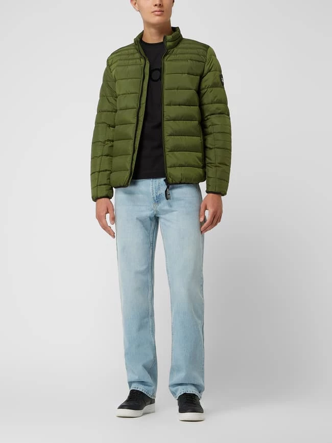 Aktion ? Pepe ? Jeans Steppjacke Mit Stehkragen Modell 'Jack' - Dunkelgrün ? 1 Aktion ? Pepe ? Jeans Steppjacke Mit Stehkragen Modell 'Jack' - Dunkelgrün ?