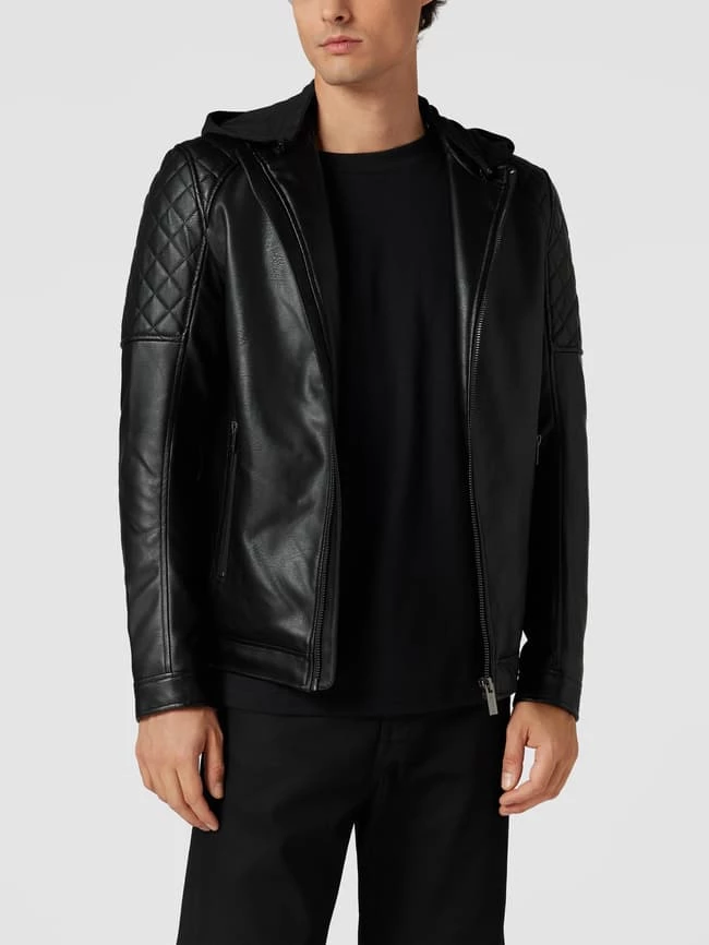 Blitzangebot ⭐ MCNEAL Jacke In Leder-Optik - Schwarz ❤️ 4 Blitzangebot ⭐ MCNEAL Jacke In Leder-Optik - Schwarz ❤️ – Bild 4