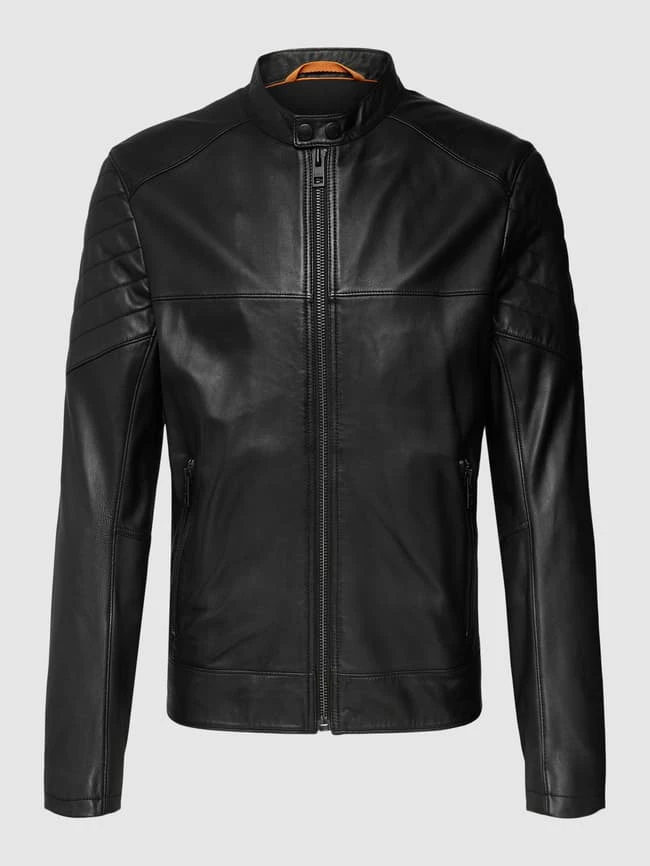 Aktion ? BOSS Casualwear Lederjacke Aus Lammleder Modell 'Joset' - Schwarz ? 2 Aktion ? BOSS Casualwear Lederjacke Aus Lammleder Modell 'Joset' - Schwarz ? – Bild 2