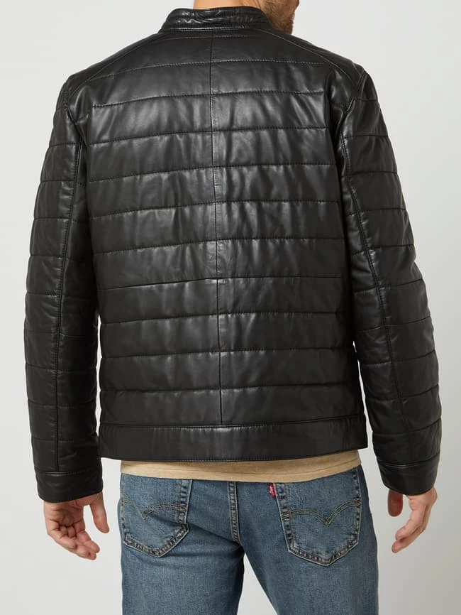 Aktion ? Strellson Lederjacke Aus Lammleder Modell 'Torre' - Schwarz ⭐ 5 Aktion ? Strellson Lederjacke Aus Lammleder Modell 'Torre' - Schwarz ⭐ – Bild 5