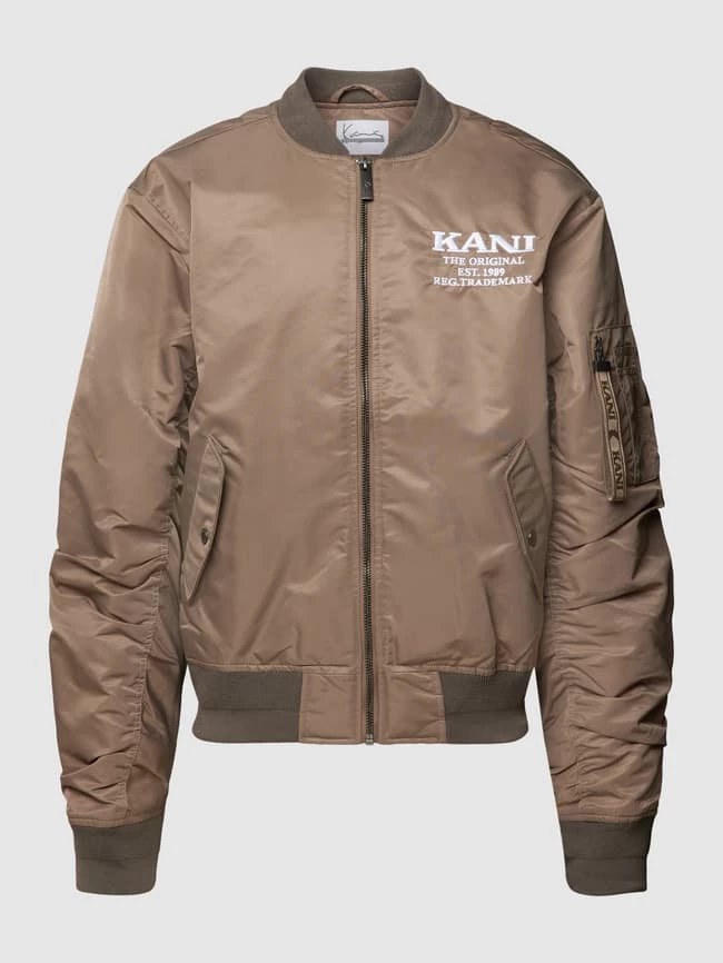 Coupon ? KARL KANI Bomberjacke Mit Label-Stitching - Olivgrün ? 2 Coupon ? KARL KANI Bomberjacke Mit Label-Stitching - Olivgrün ? – Bild 2