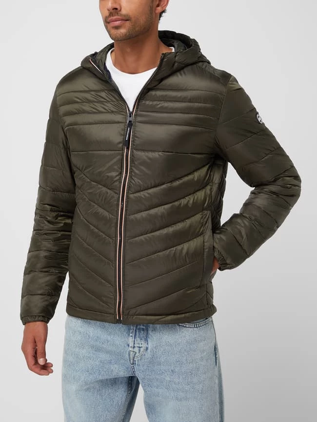 Großhandel ✨ Jack & Jones Steppjacke Mit Kapuze Modell 'Hero' - Olivgrün ? 4 Großhandel ✨ Jack & Jones Steppjacke Mit Kapuze Modell 'Hero' - Olivgrün ? – Bild 4