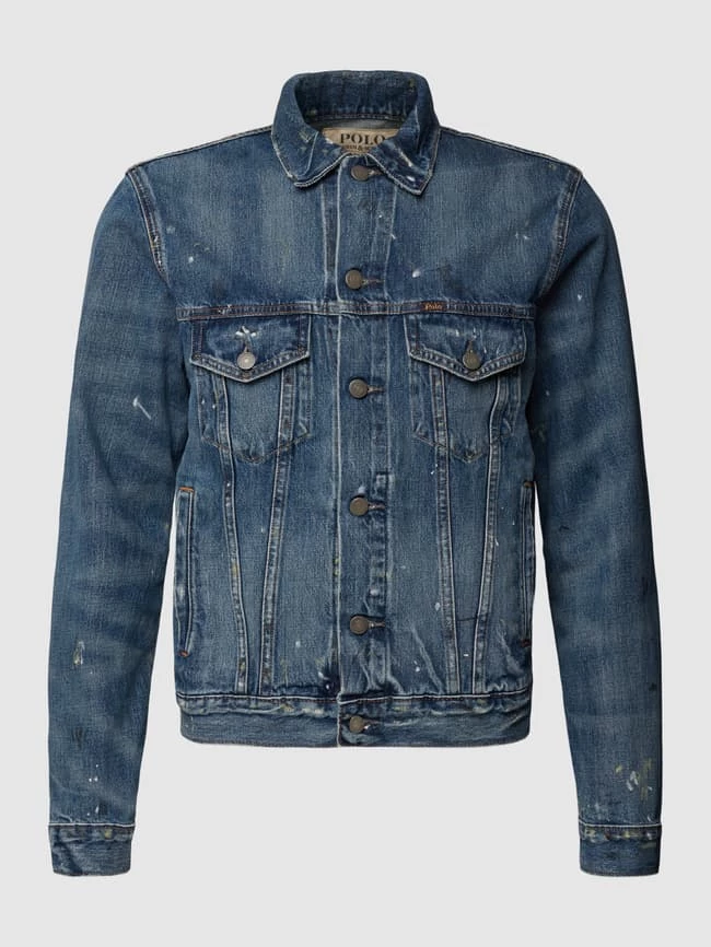 Besorgen ? Polo Ralph Lauren ? Jeansjacke Im Used-Look Modell 'ICON' - Mittelgrau ? 2 Besorgen ? Polo Ralph Lauren ? Jeansjacke Im Used-Look Modell 'ICON' - Mittelgrau ? – Bild 2