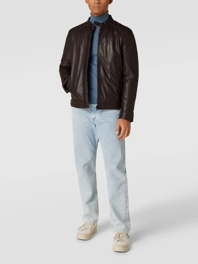 Beste Bewertungen von ? JOOP! Collection Lederjacke Mit Stehkragen Modell 'Peel' - Dunkelbraun ? 1 Beste Bewertungen von ? JOOP! Collection Lederjacke Mit Stehkragen Modell 'Peel' - Dunkelbraun ?