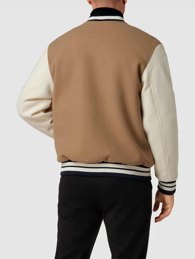 Schlussverkauf ❤️ MCNEAL College-Jacke Mit Motiv-Stitching - Haselnuss Braun ? 5 Schlussverkauf ❤️ MCNEAL College-Jacke Mit Motiv-Stitching - Haselnuss Braun ? – Bild 5