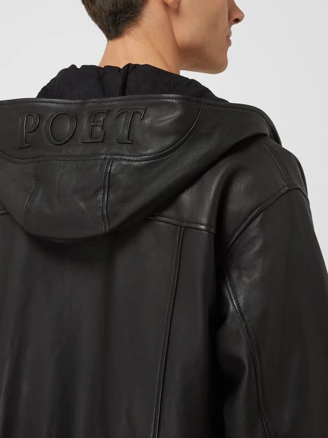 Budget ⭐ YOUNG POETS SOCIETY Lederjacke Mit Kapuze Modell 'Mika' - Schwarz ? 3 Budget ⭐ YOUNG POETS SOCIETY Lederjacke Mit Kapuze Modell 'Mika' - Schwarz ? – Bild 3