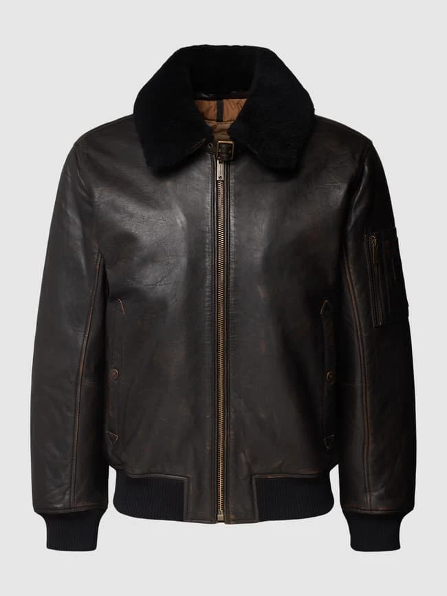 Coupon ? Strellson Lederjacke Mit Fellkragen Modell 'LAMBTHUNDER' - Dunkelbraun ? 2 Coupon ? Strellson Lederjacke Mit Fellkragen Modell 'LAMBTHUNDER' - Dunkelbraun ? – Bild 2