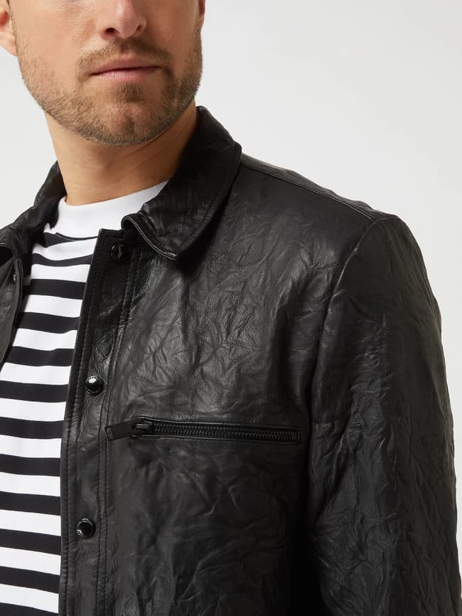 Bestpreis ? Zadig & Voltaire Lederjacke Aus Lammleder Modell 'Blade' - Schwarz ? 3 Bestpreis ? Zadig & Voltaire Lederjacke Aus Lammleder Modell 'Blade' - Schwarz ? – Bild 3