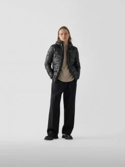 Blitzangebot ? Blauer USA Daunenjacke Mit Kapuze - Schwarz ?