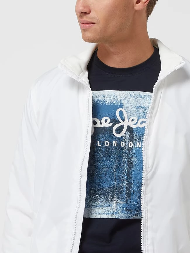Bestes Angebot ⭐ Pepe ? Jeans Blouson Mit Reißverschlusstaschen Modell 'Jake' - Weiß ? 3 Bestes Angebot ⭐ Pepe ? Jeans Blouson Mit Reißverschlusstaschen Modell 'Jake' - Weiß ? – Bild 3