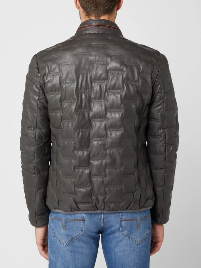 Rabatt ? Milestone Lederjacke Mit Steppnähten Modell 'Aversa' - Anthrazit ? 5 Rabatt ? Milestone Lederjacke Mit Steppnähten Modell 'Aversa' - Anthrazit ? – Bild 5