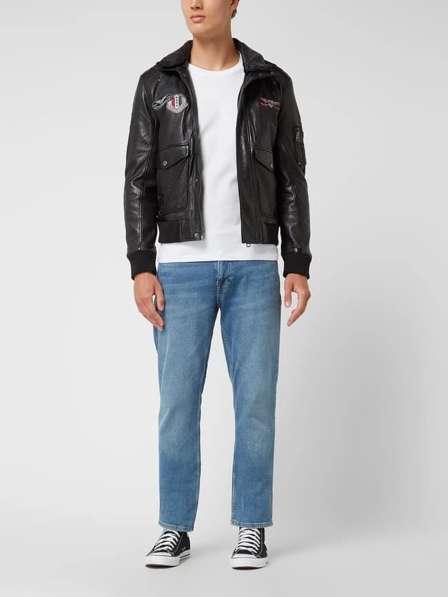 Bestes Angebot ? Gipsy Regular Fit Lederblouson Mit Ärmeltasche Modell 'Cruise' - Schwarz ? 1 Bestes Angebot ? Gipsy Regular Fit Lederblouson Mit Ärmeltasche Modell 'Cruise' - Schwarz ?