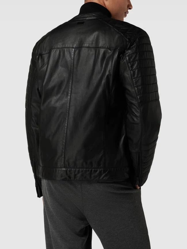 Am billigsten ? JOOP! ? Jeans Lederjacke Mit Brusttaschen Modell 'Baldo' - Schwarz ? 5 Am billigsten ? JOOP! ? Jeans Lederjacke Mit Brusttaschen Modell 'Baldo' - Schwarz ? – Bild 5