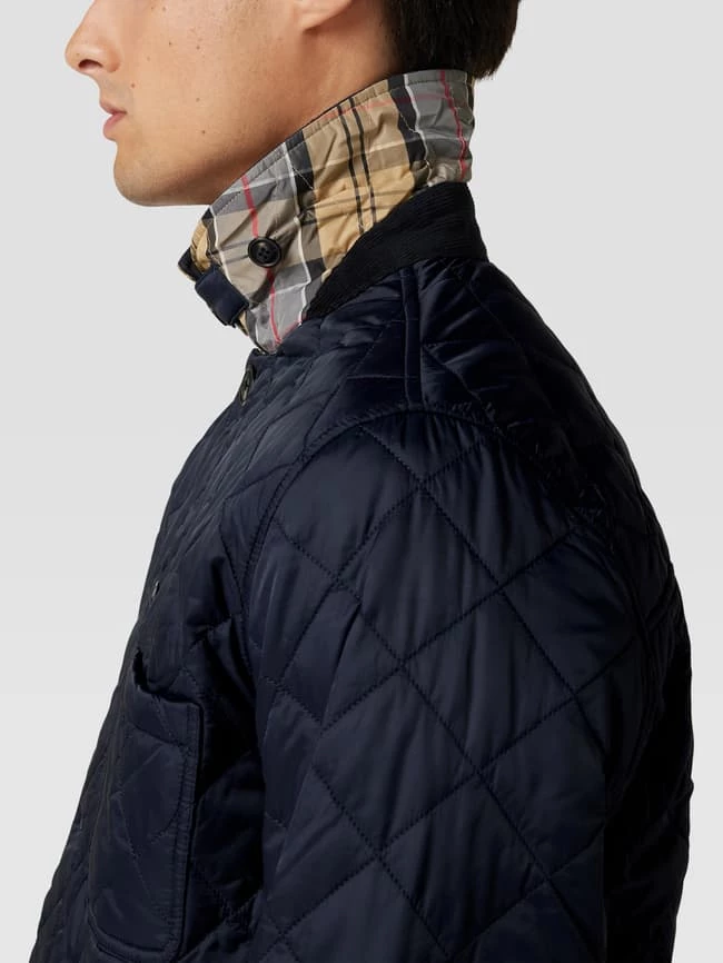 Billig ? Barbour Jacke Mit Knopfverschluss Modell 'KENNING QUILT' - Marineblau ⌛ 3 Billig ? Barbour Jacke Mit Knopfverschluss Modell 'KENNING QUILT' - Marineblau ⌛ – Bild 3