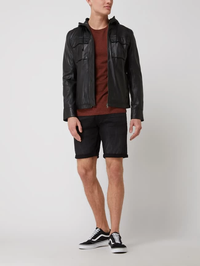 Top 10 ? Freaky Nation Lederjacke Mit Kapuze Modell 'Norvid' - Schwarz ⌛ 1 Top 10 ? Freaky Nation Lederjacke Mit Kapuze Modell 'Norvid' - Schwarz ⌛