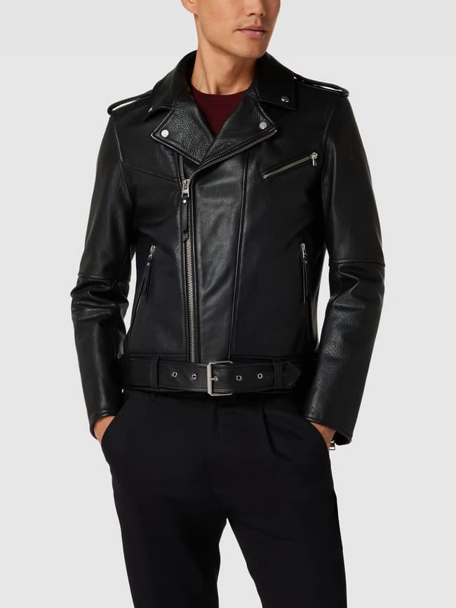 Beste Bewertungen von ? HUGO Lederjacke Mit Reißverschlusstaschen Modell 'Lowis' - Schwarz ? 4 Beste Bewertungen von ? HUGO Lederjacke Mit Reißverschlusstaschen Modell 'Lowis' - Schwarz ? – Bild 4