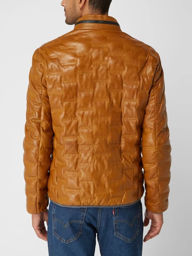 Coupon ? Milestone Lederjacke Mit Steppnähten Modell 'Aversa' - Senfgelb ? 5 Coupon ? Milestone Lederjacke Mit Steppnähten Modell 'Aversa' - Senfgelb ? – Bild 5