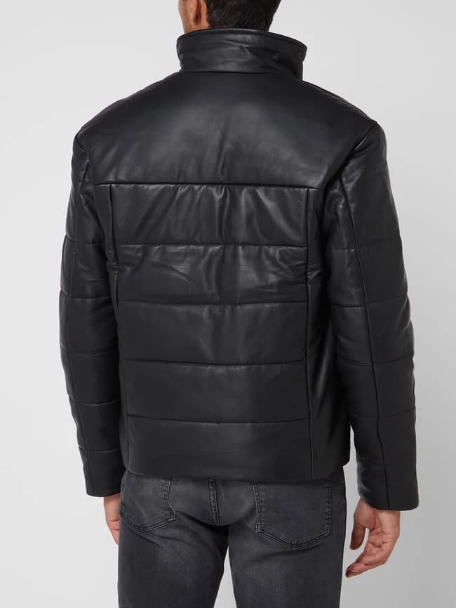 Aktion ? Selected Homme Lederjacke Aus Lammleder Modell 'Skyark' - Schwarz ? 5 Aktion ? Selected Homme Lederjacke Aus Lammleder Modell 'Skyark' - Schwarz ? – Bild 5
