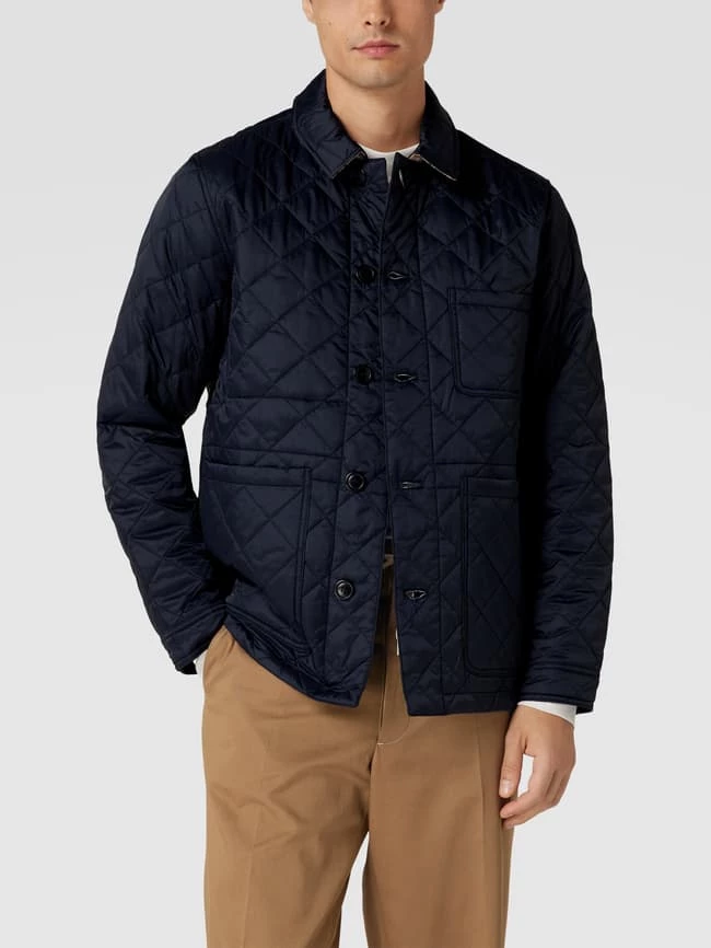 Billig ? Barbour Jacke Mit Knopfverschluss Modell 'KENNING QUILT' - Marineblau ⌛ 4 Billig ? Barbour Jacke Mit Knopfverschluss Modell 'KENNING QUILT' - Marineblau ⌛ – Bild 4