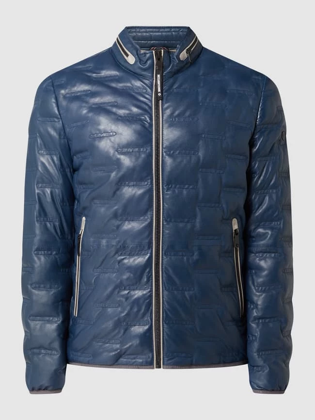 Am billigsten ? Milestone Lederjacke Mit Steppnähten Modell 'Aversa' - Royalblau ? 2 Am billigsten ? Milestone Lederjacke Mit Steppnähten Modell 'Aversa' - Royalblau ? – Bild 2