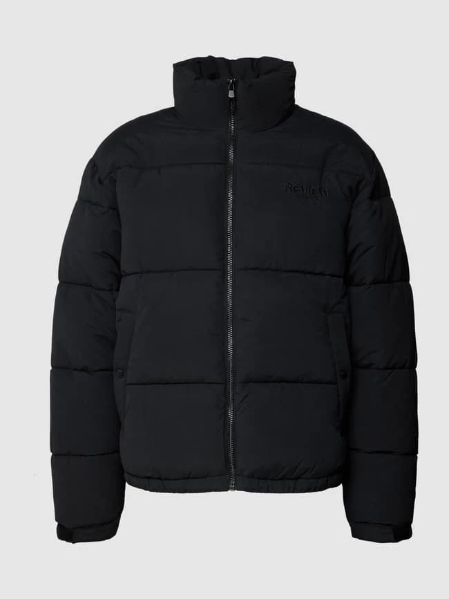 Großhandel ? REVIEW Steppjacke Mit Label-Stitching - Schwarz ✨ 2 Großhandel ? REVIEW Steppjacke Mit Label-Stitching - Schwarz ✨ – Bild 2