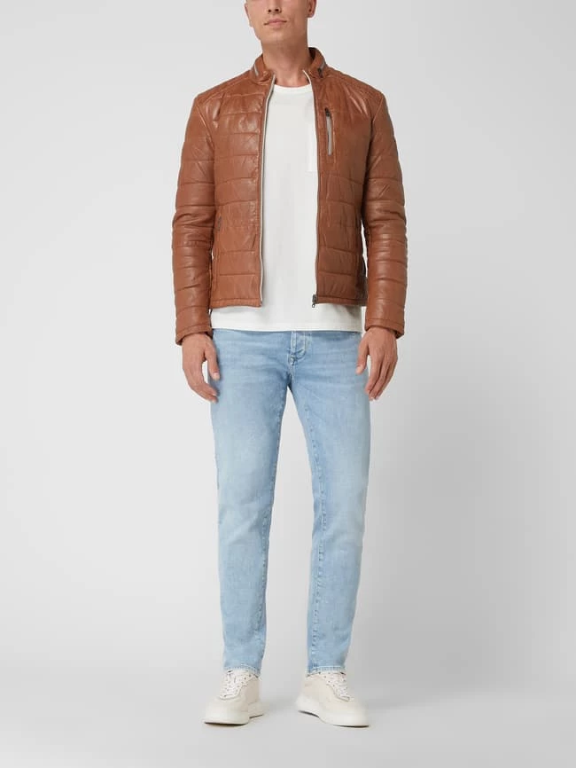 Schlussverkauf ? BULL & BERRY Lederjacke Aus Lammnappa Modell 'Stephan' - Schwarz ✨ 1 Schlussverkauf ? BULL & BERRY Lederjacke Aus Lammnappa Modell 'Stephan' - Schwarz ✨