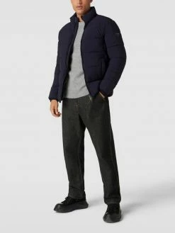 Bester Verkauf ? Guess Steppjacke Mit Label-Details Modell 'PUFFA' - Dunkelblau ?