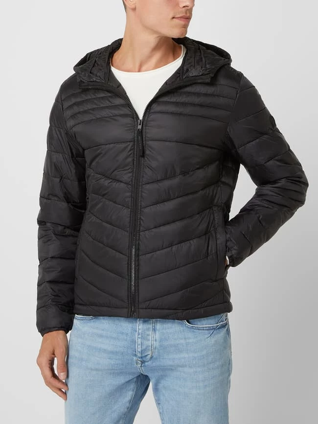 Am billigsten ? Jack & Jones Steppjacke Mit Kapuze Modell 'Hero' - Schwarz ? 4 Am billigsten ? Jack & Jones Steppjacke Mit Kapuze Modell 'Hero' - Schwarz ? – Bild 4