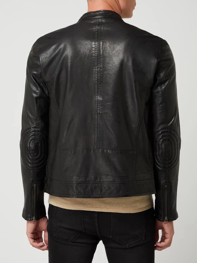 Budget ? Goosecraft Lederjacke Mit Stehkragen Modell 'Kyll' - Schwarz ? 5 Budget ? Goosecraft Lederjacke Mit Stehkragen Modell 'Kyll' - Schwarz ? – Bild 5