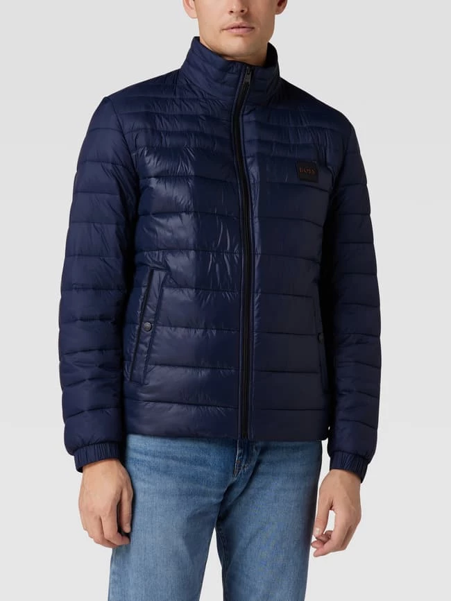 Aktion ✔️ BOSS Casualwear Steppjacke Mit Label-Patch Modell 'Oden' - Marineblau ? 4 Aktion ✔️ BOSS Casualwear Steppjacke Mit Label-Patch Modell 'Oden' - Marineblau ? – Bild 4