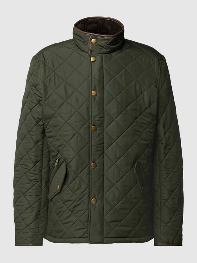 Billig ? Barbour Steppjacke Mit Stehkragen Modell 'BARBOUR POWELL' - Schlamm ? 2 Billig ? Barbour Steppjacke Mit Stehkragen Modell 'BARBOUR POWELL' - Schlamm ? – Bild 2