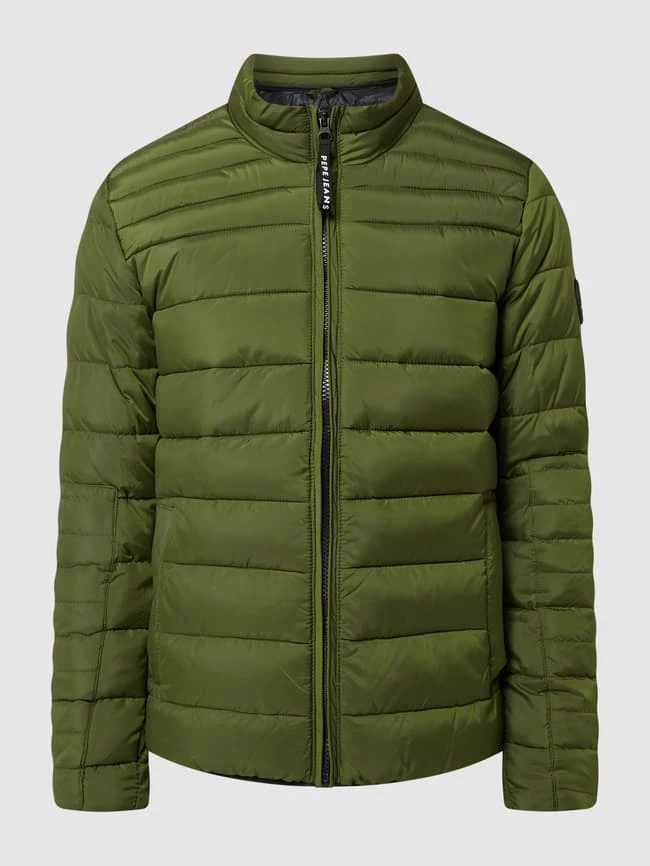 Aktion ? Pepe ? Jeans Steppjacke Mit Stehkragen Modell 'Jack' - Dunkelgrün ? 2 Aktion ? Pepe ? Jeans Steppjacke Mit Stehkragen Modell 'Jack' - Dunkelgrün ? – Bild 2