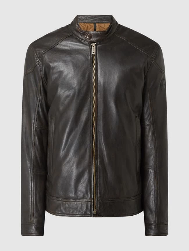 Großhandel ? Strellson Lederjacke Mit Wattierung - Dunkelbraun ? 2 Großhandel ? Strellson Lederjacke Mit Wattierung - Dunkelbraun ? – Bild 2