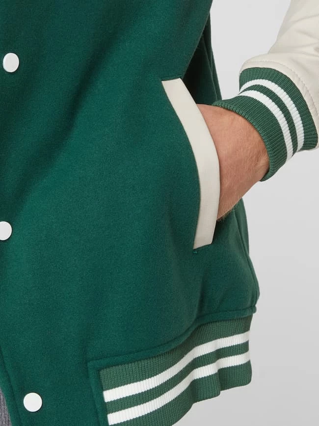 Neu ? Only & Sons College-Jacke Mit Stickereien Modell 'Jay' - Dunkelgrün ✔️ 3 Neu ? Only & Sons College-Jacke Mit Stickereien Modell 'Jay' - Dunkelgrün ✔️ – Bild 3